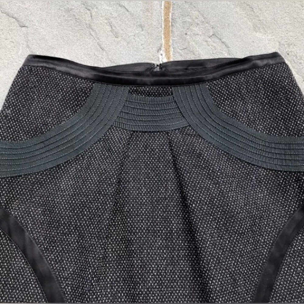 ETRO Wool Knit Knee Length Pencil Black with Green Size 40/US 4 Italy - Picture 3 of 8